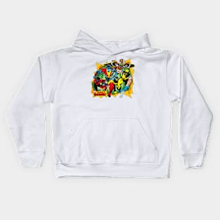 70's Comic Book Mutants Kids Hoodie